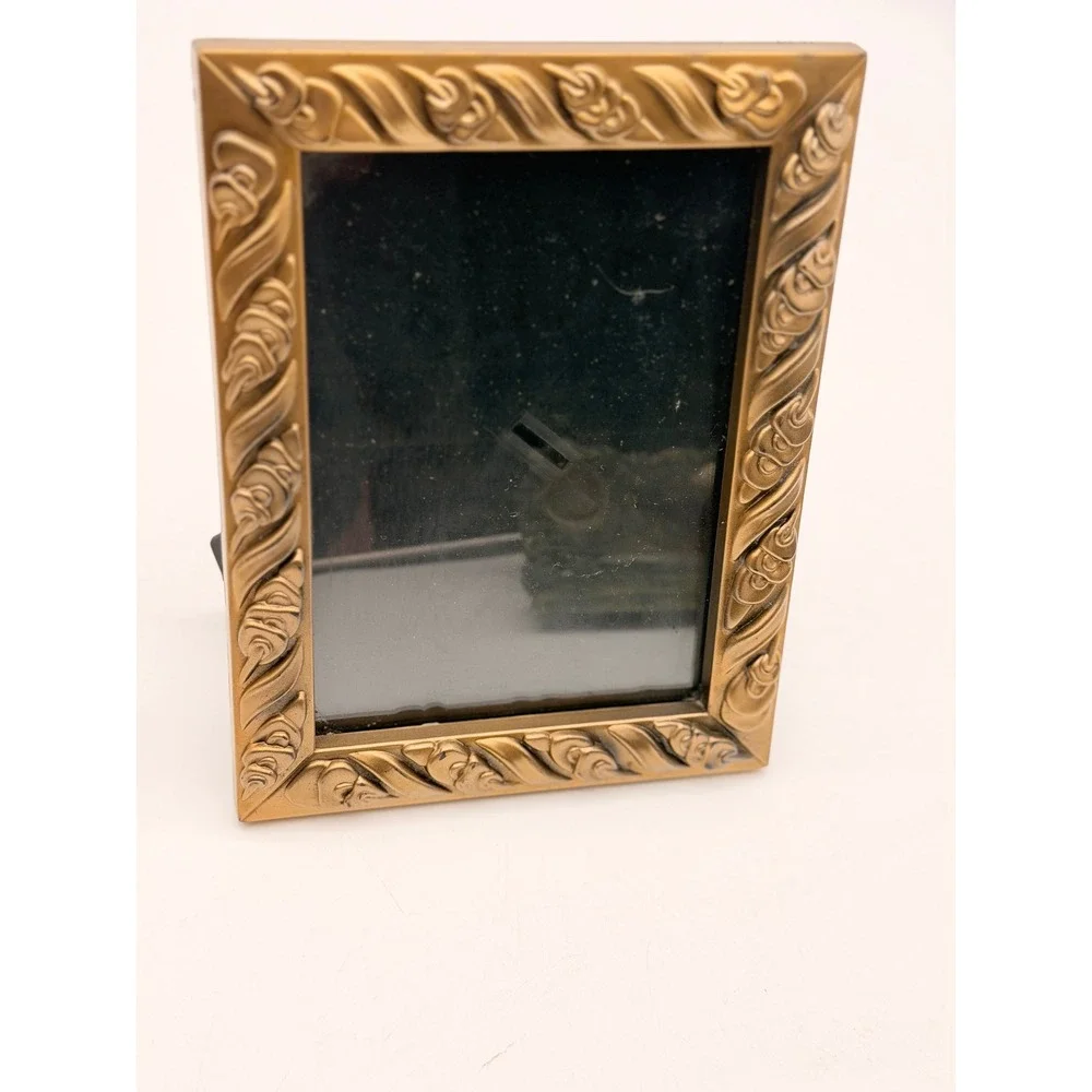 Vintage Style Antique Gold Art Nouveau Floral Scroll 45X7 Picture Frame Romance